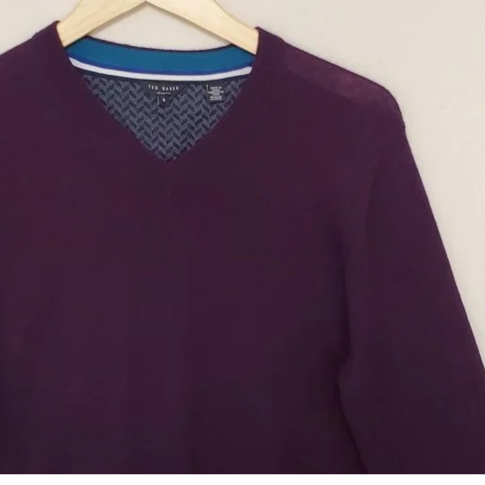 Ted Baker London V Neck Sweater SZ 4